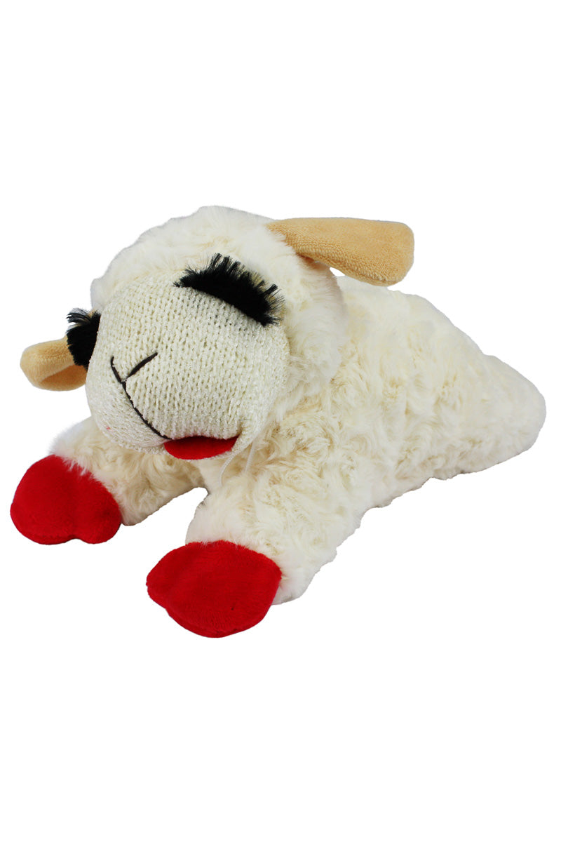 Multipet Classic Lamb Chop Large Dog Toy 10.5"