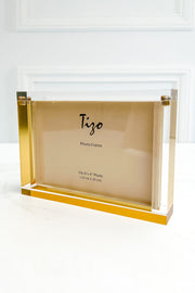 Tizo Acrylic Frame Gold Block 4 x 6