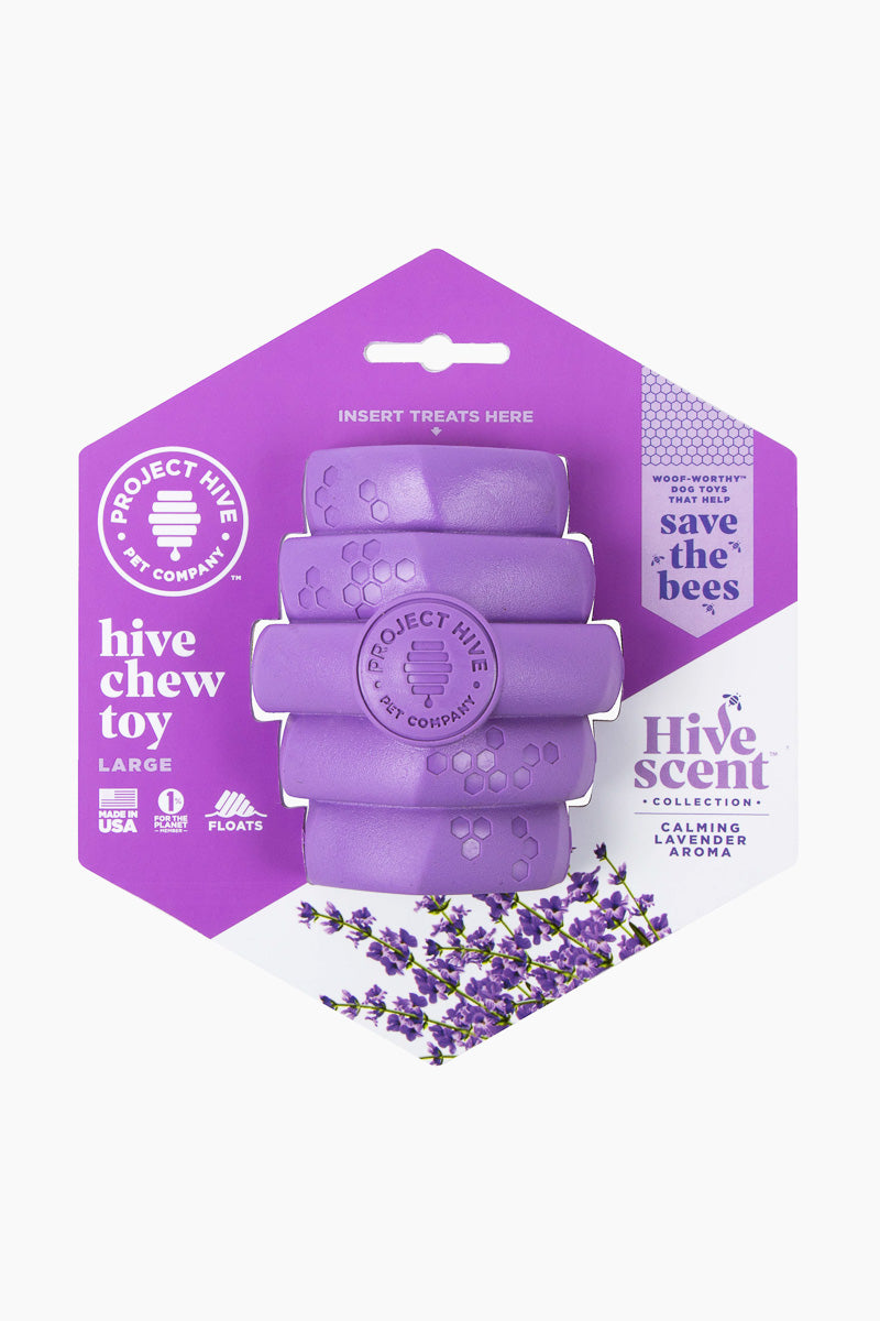 Project Hive Chew Toy Calming Lavender Scent Large Dog Toy