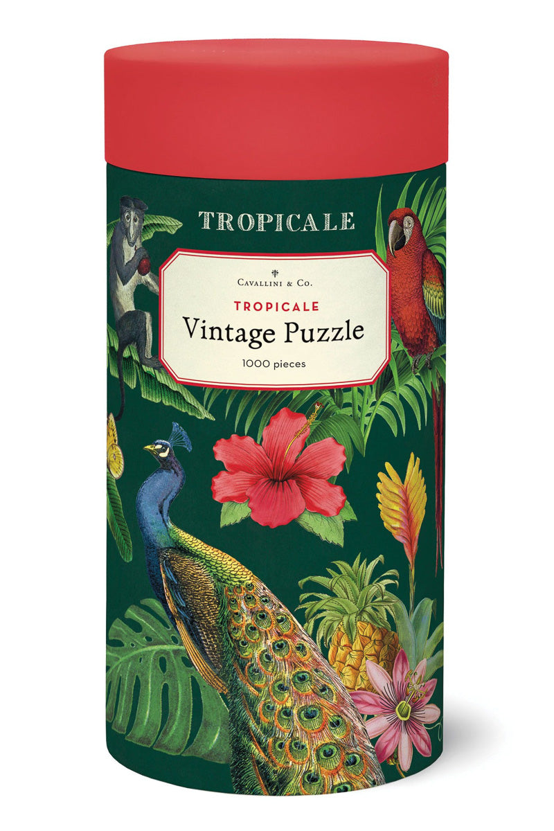 Cavallini & Co. Tropicale Vintage Puzzle 1000 Pieces