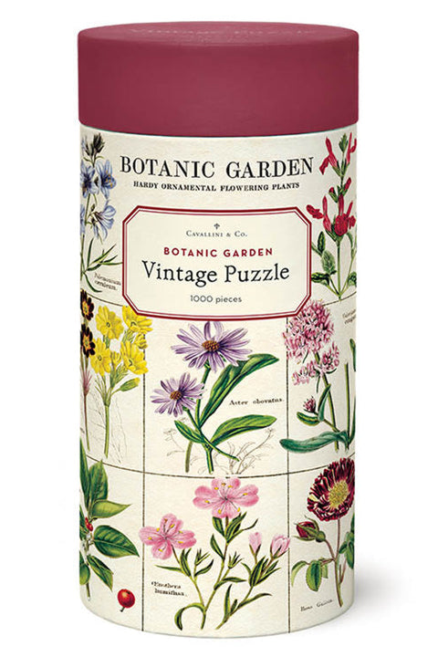 Cavallini & Co. Botanical Garden Vintage Puzzle 1000 Pieces