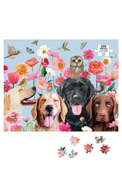 GreenBox Art Dogs And Birds by Cathy Walters Puzzle