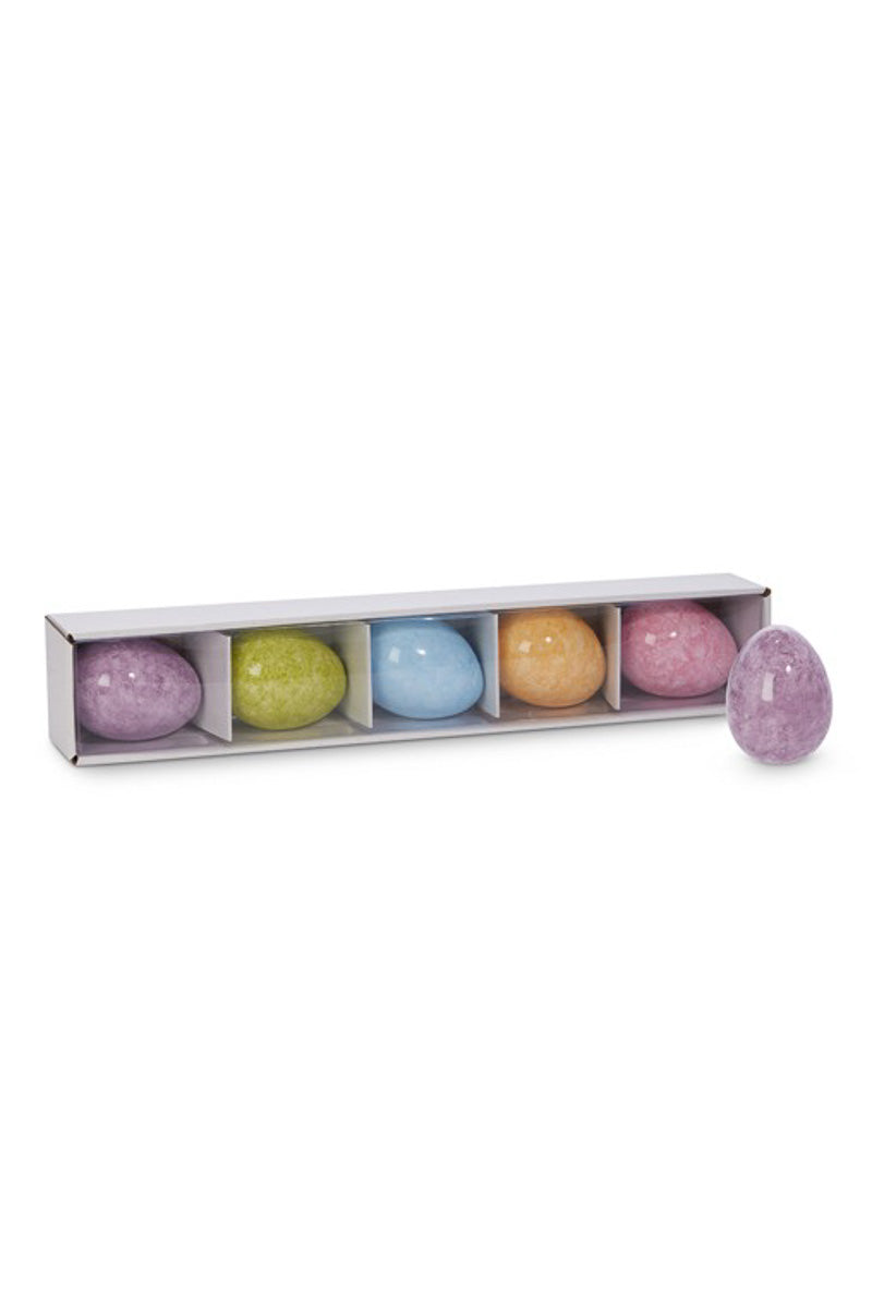 Box of Polished Eggs 3" Set of 5