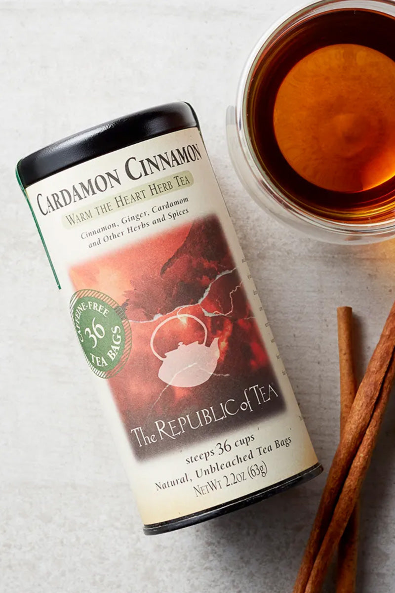 Republic of Tea Cardamon Cinnamon Herbal Tea Bags