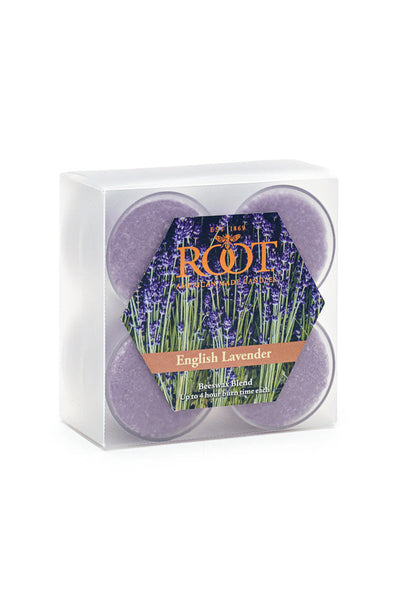 Root Tealights English Lavender Box of 8