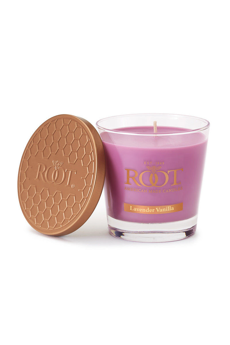 Root Candle Small Veriglass Lavender Vanilla