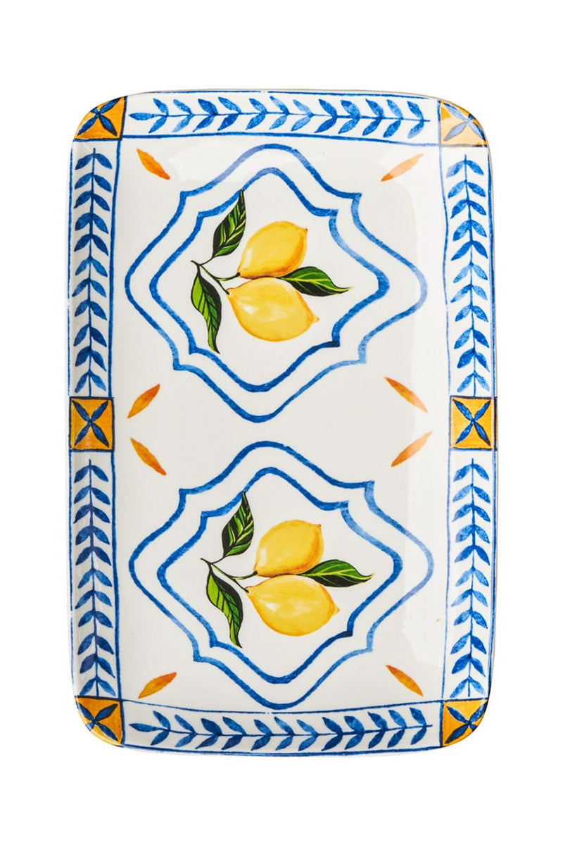 TRAY, CERAMIC CAPRI COAST