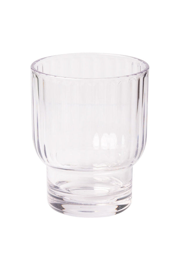 TUMBLER, MOD SHORT CLEAR 13OZ