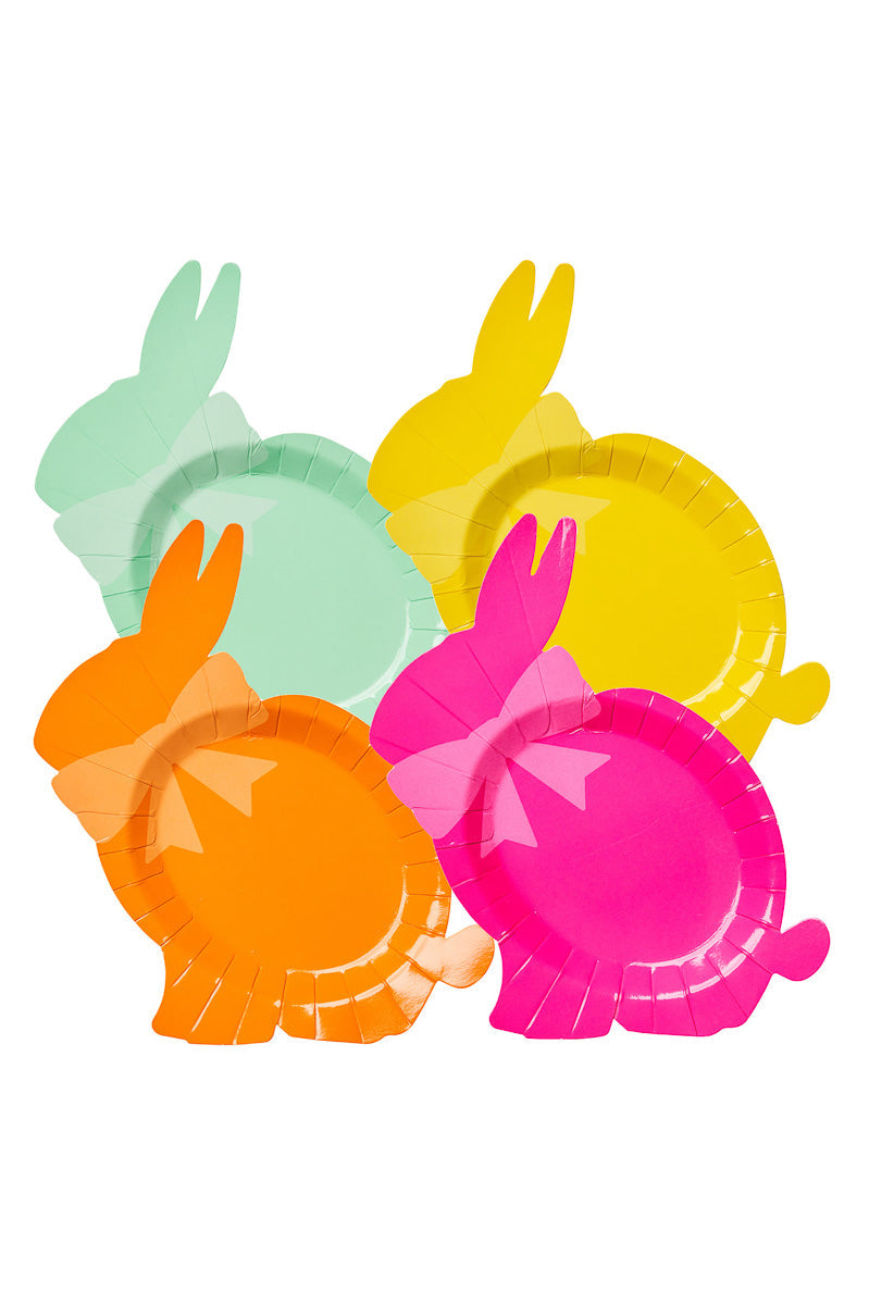 PLATE, EASTER BUNNY 8PK