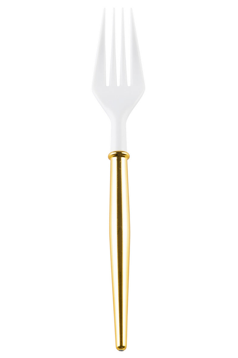 Bella Cutlery White/Gold