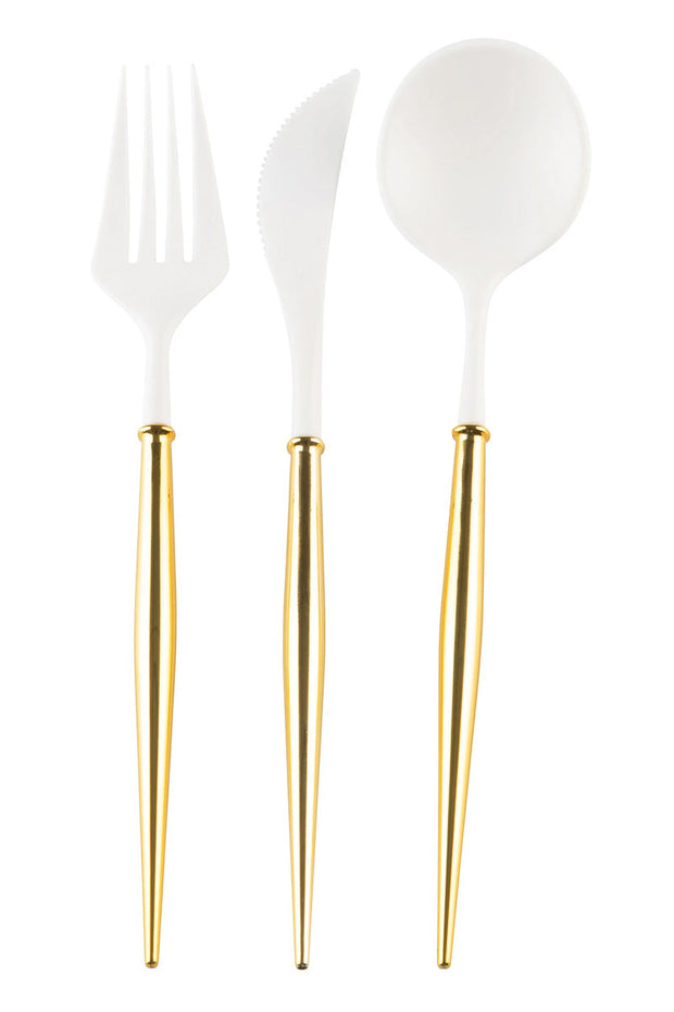 Sophistiplate Gold Bella Assorted Cutlery 24/pk
