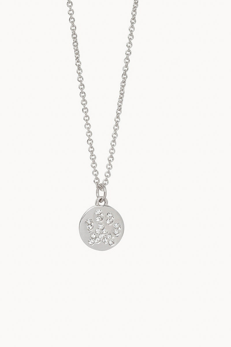Spartina Sea La Vie Animal Lover Paw Necklace Silver