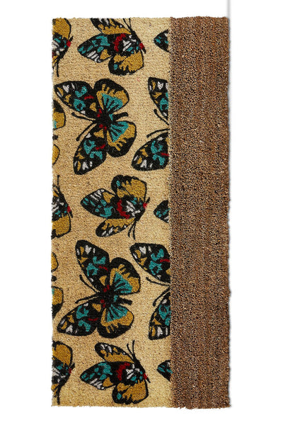 Butterfly Estate Boot Scrape Coir Doormat 18X40