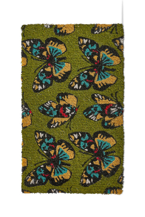 DOORMAT BUTTERFLY 18X30