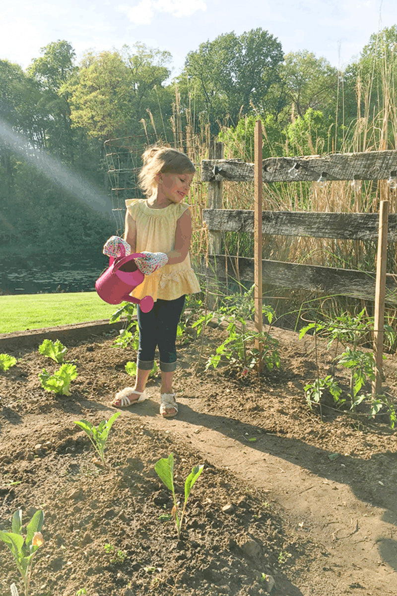 Little Pals Pink Watering Can Kit