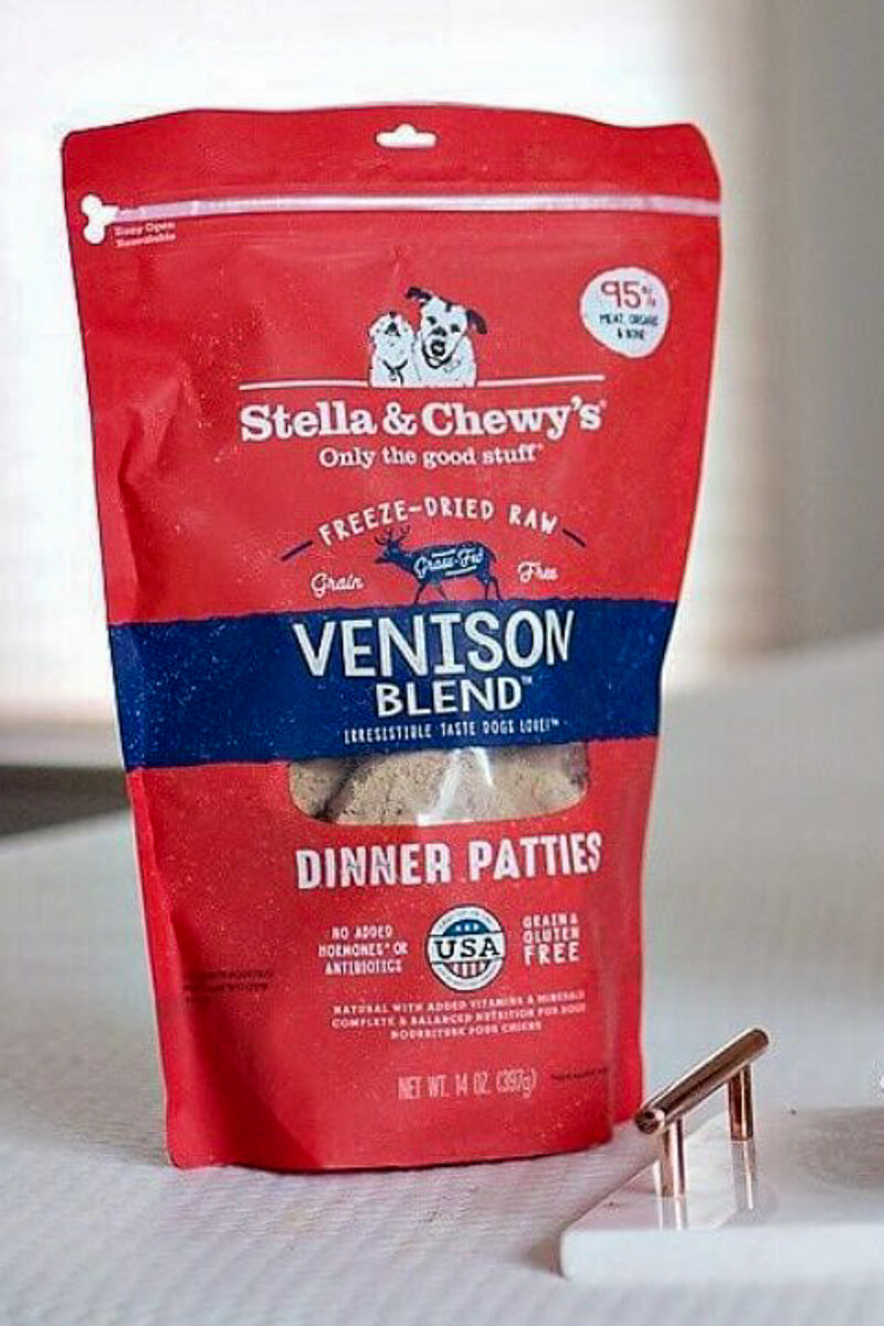 Stella & Chewy's Freeze Dried Raw Simply Venison Blend Dinner Patties 14 oz