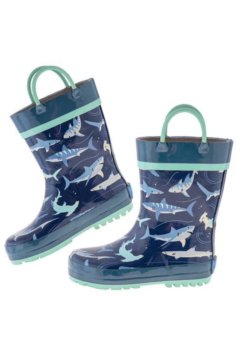 Stephen Joseph Rain Boots Shark Size 07