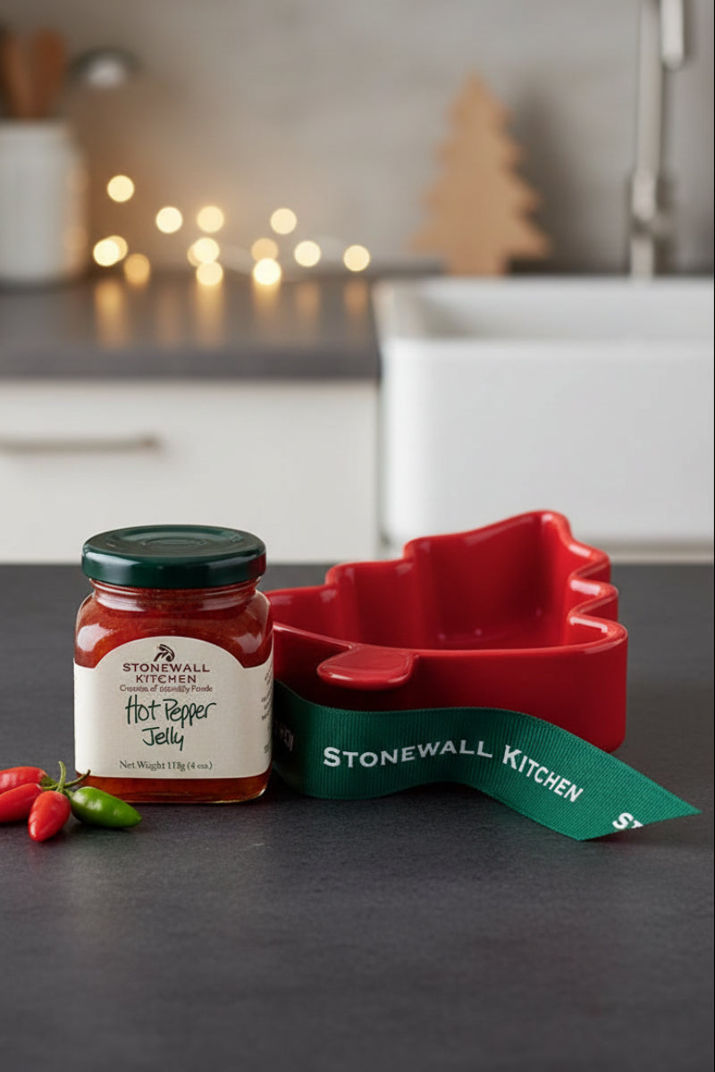 Stonewall Kitchen Hot Pepper Jelly Tree Ramekin
