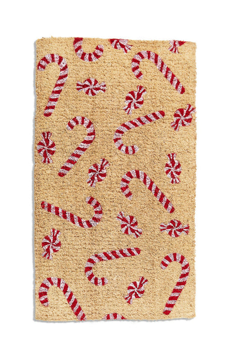 Peppermint Candy Coir Doormat 18"x 30"