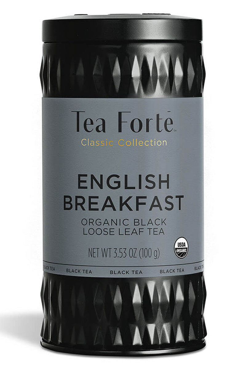 Tea Forte Loose Leaf Tea Canisters English Breakfast