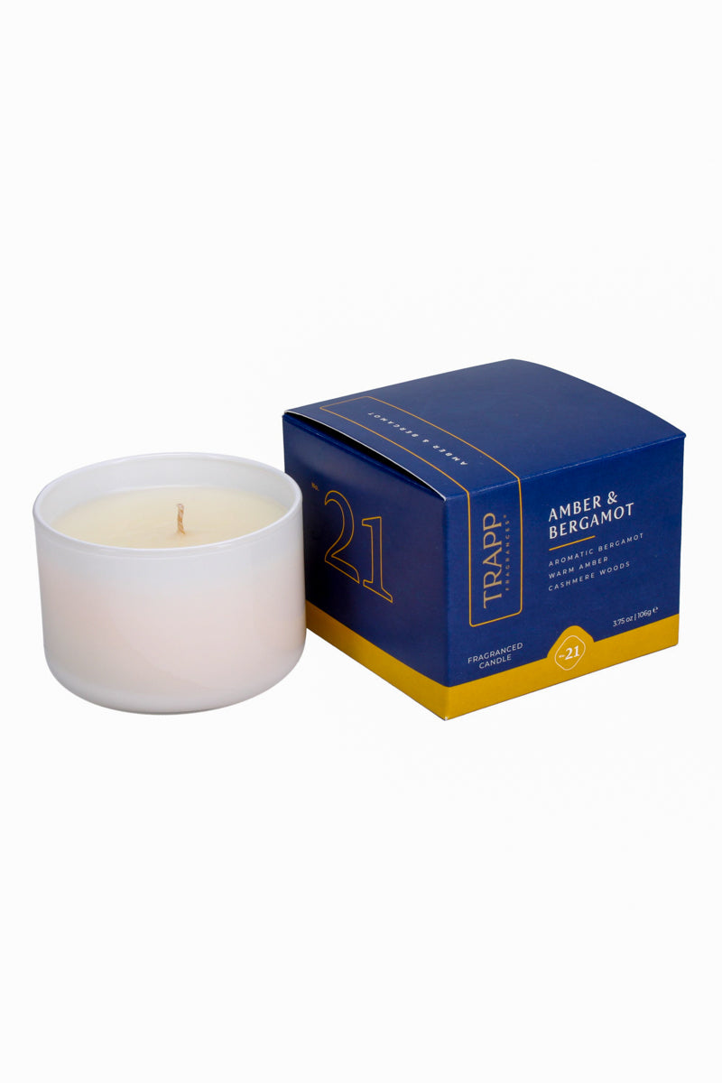 Trapp Fragrances Candle No. 21 Amber & Bergamot 3.75 oz