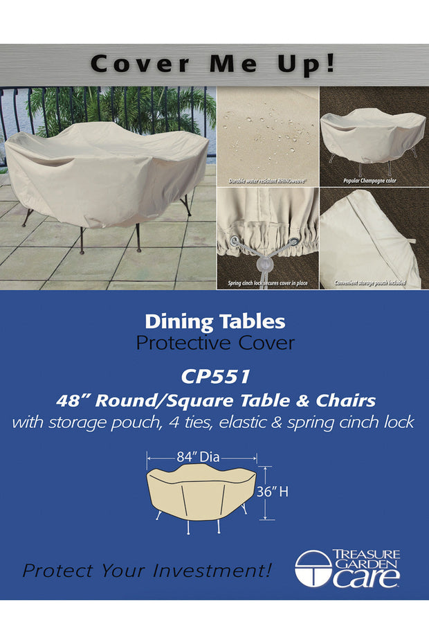 COVER TABLE /CHAIR 48" ROUND