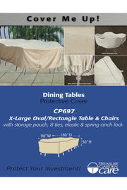 COVER TABLE/CHAIR  2XLG  OVL/R