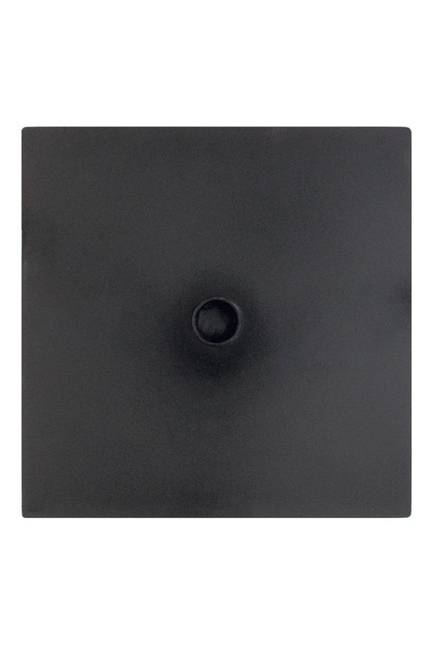 UMBRELLA BASE 35# BLACK 18"SQ