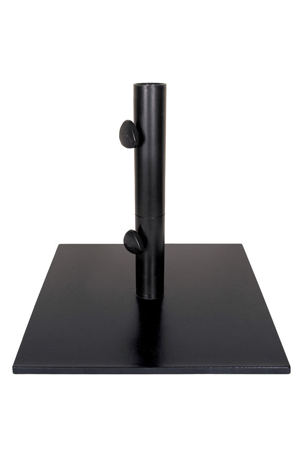 UMBRELLA BASE 35# BLACK 18"SQ