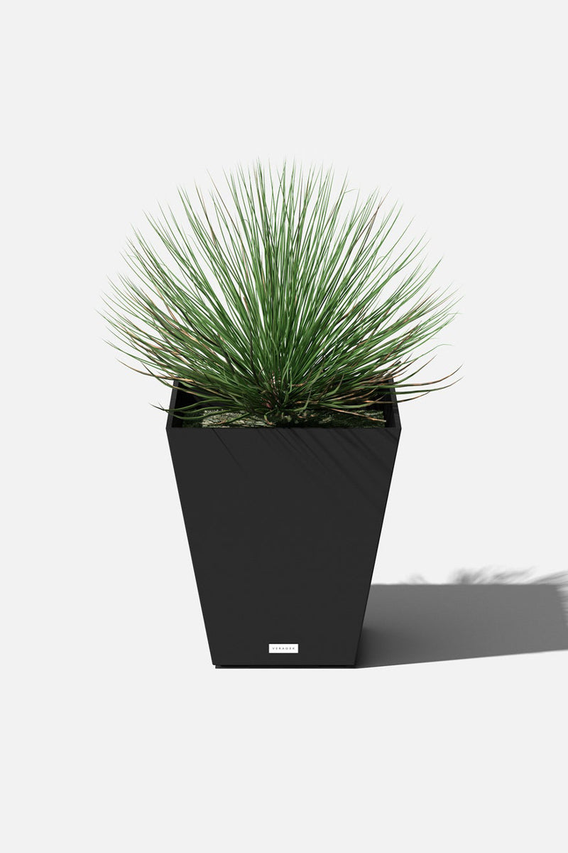 Nobleton Planter Square 22" Black