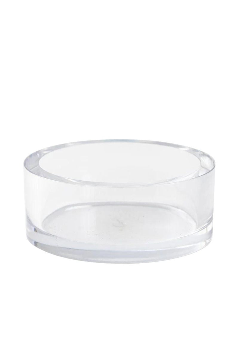 Caspari Wine Bottle Acrylic Coaster Clear