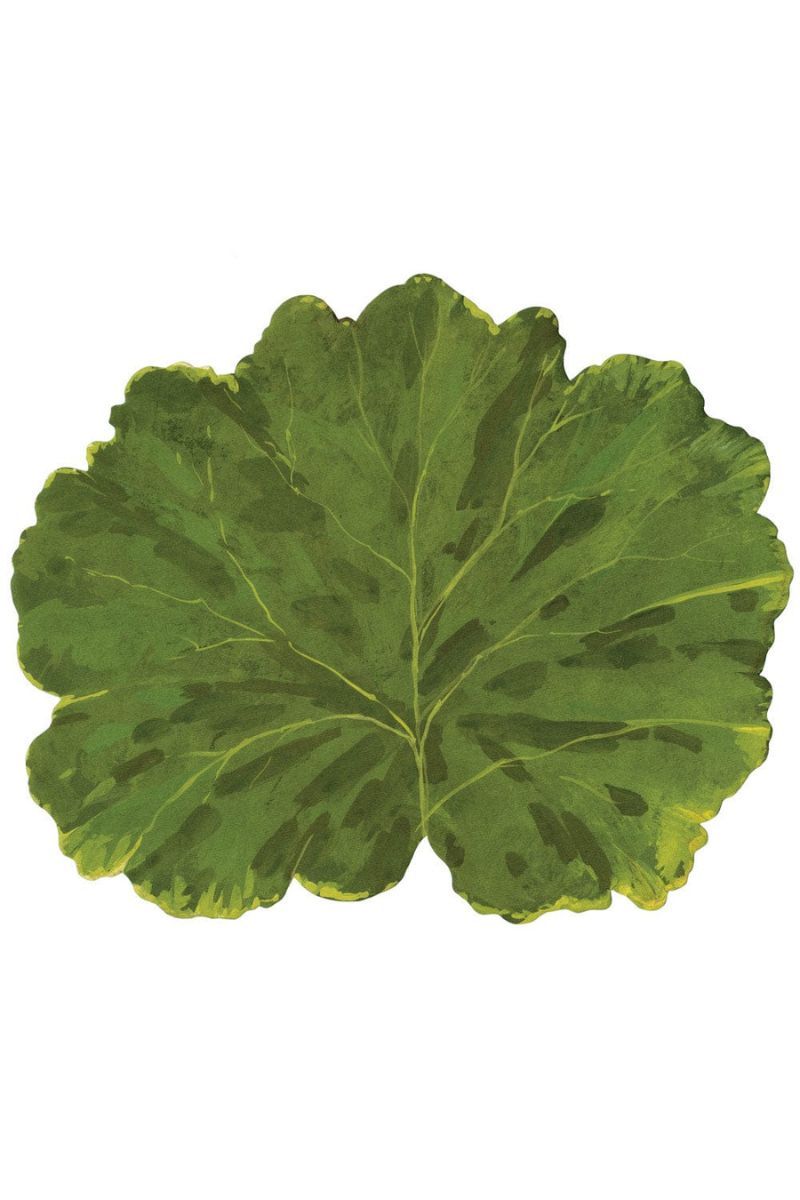 Caspari Die Cut Leaf Paper Placemats