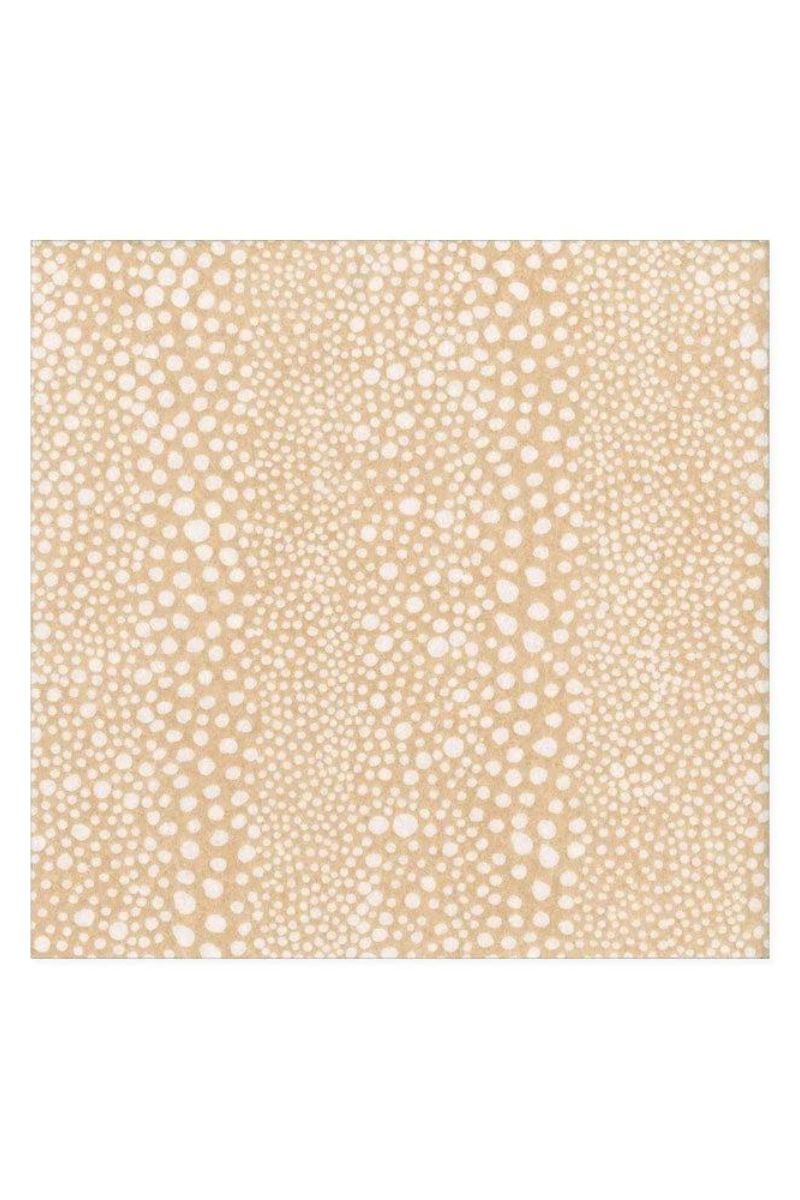 Caspari Pebble Beige Linen Cocktail Napkins