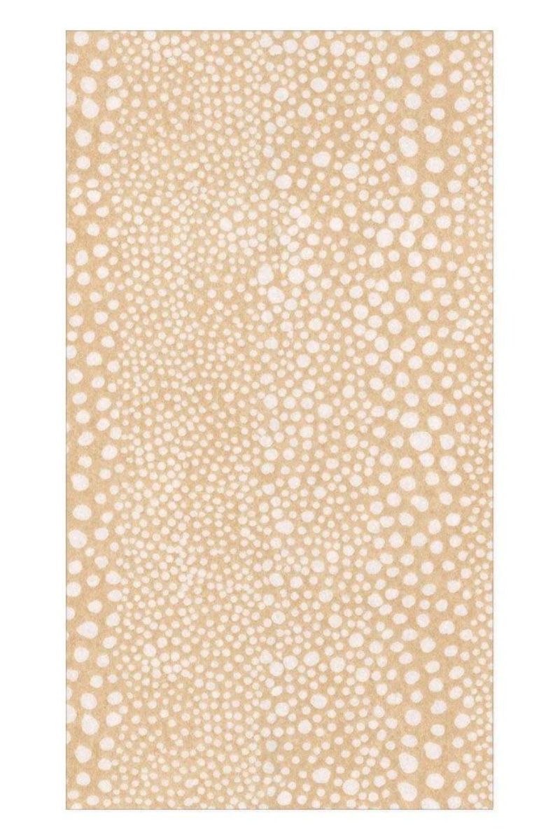 Caspari Pebble Beige Linen Guest Towels