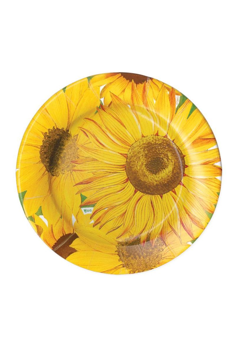 Caspari Sunflower Paper Salad Plates