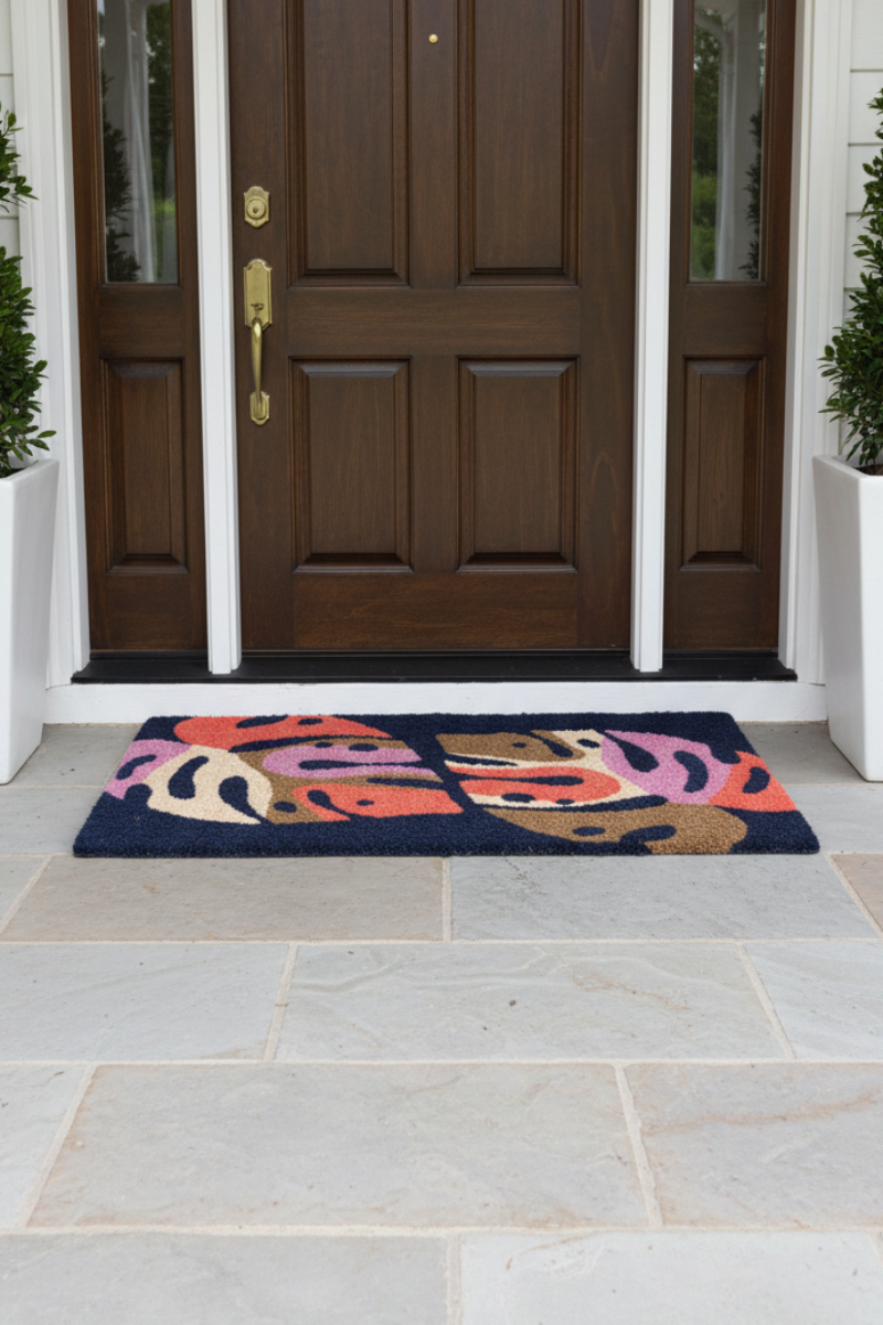 Tropical Monstera Doormat 18" x 30"