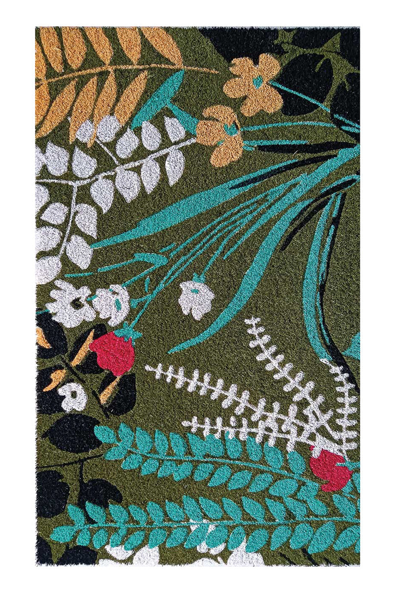 Victoria and Albert Museum Bold Floral Doormat 18" x 30"
