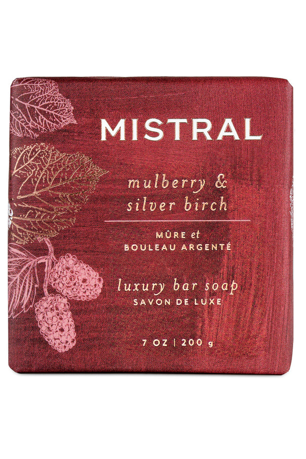 Mistral Bar Soap Mulberry & Silver Birch 200g