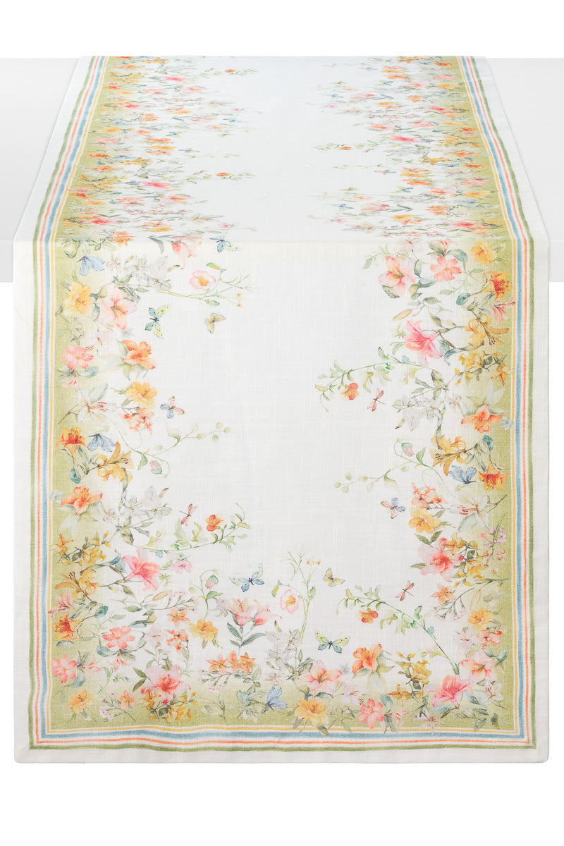Bodrum Lily Garden Table Runner 15"x90"