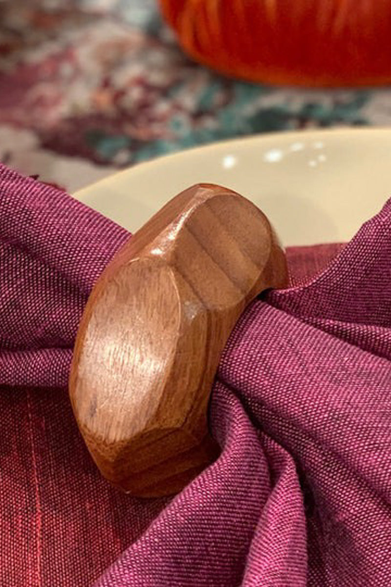 Bodrum Alexis Wood Napkin Ring