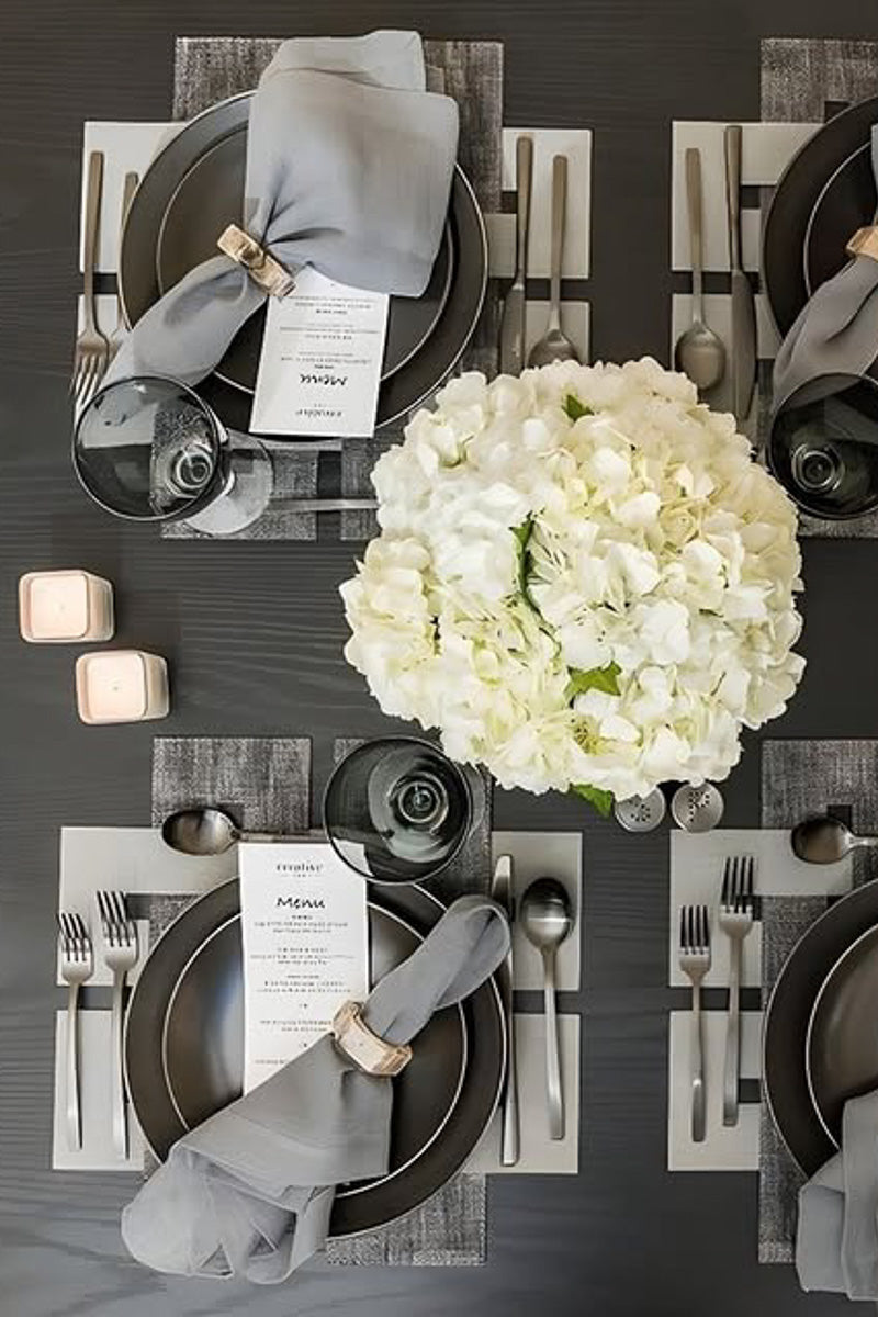 Bodrum Celtic Placemat 16"x16" Smoke Gray