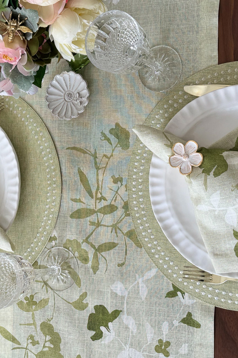 Bodrum Silhouette Runner 15"x90" Green