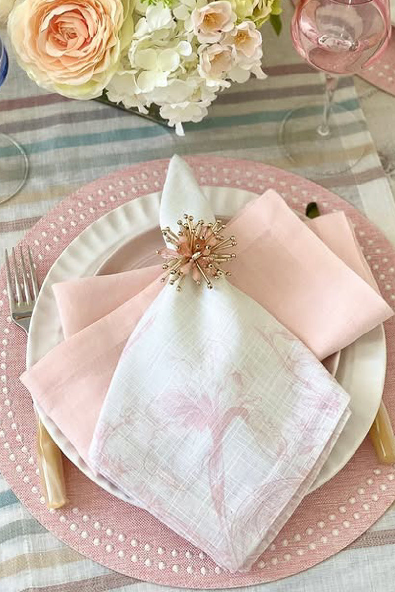 Bodrum Metropolitan Napkin Ring Rose