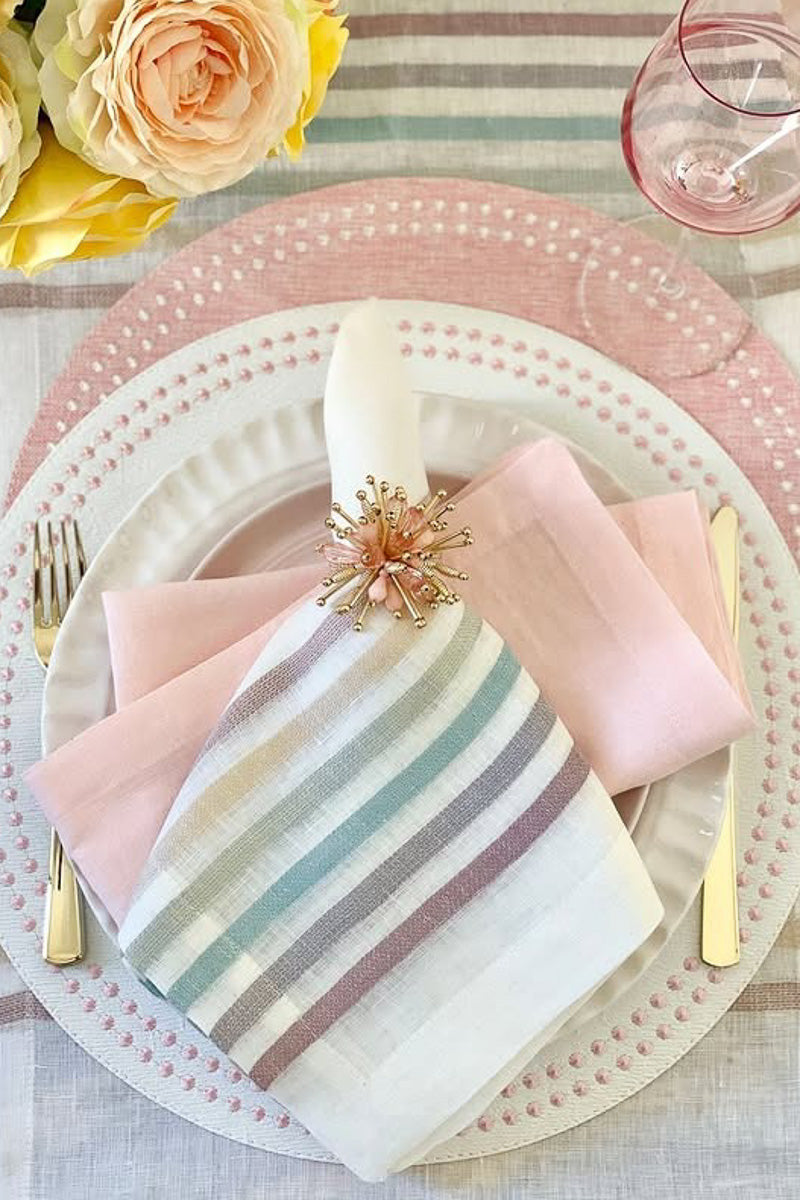 Bodrum Metropolitan Napkin Ring Rose