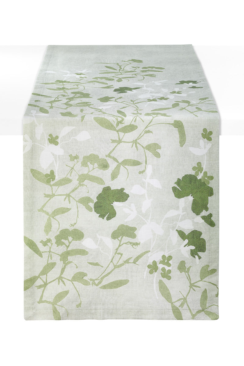 Bodrum Silhouette Runner 15"x90" Green