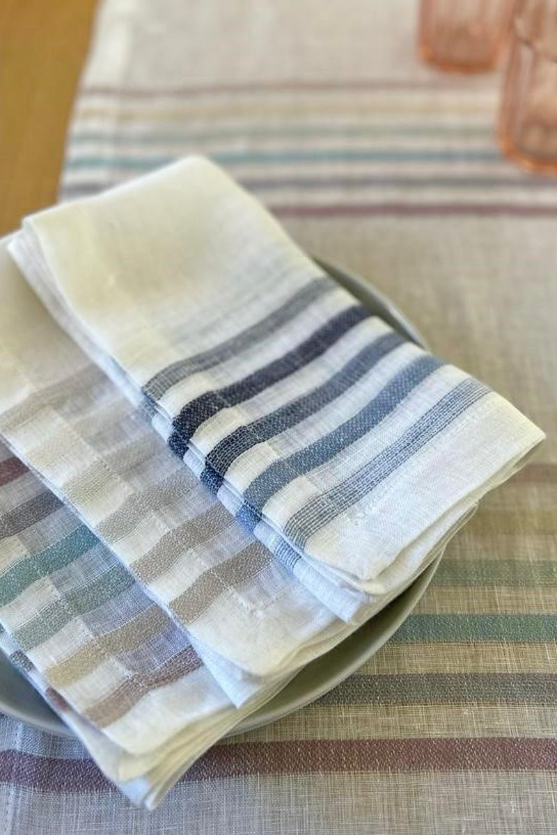 Bodrum Logan Napkin 21" Blue