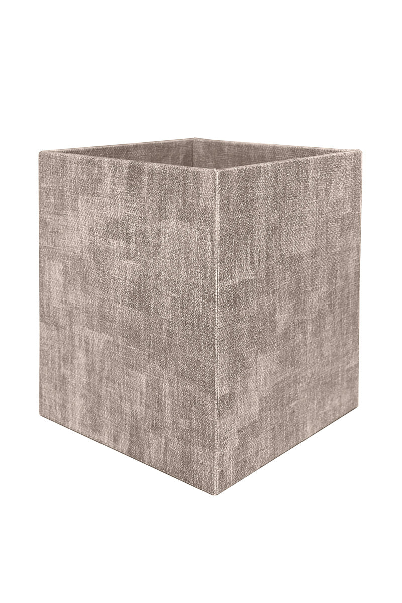 Bodrum Luster Waste Basket Sand
