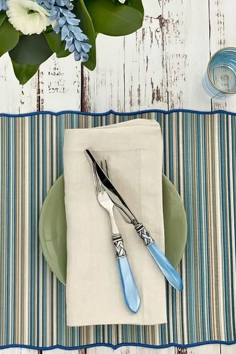 Bodrum Amalfi Napkin 21" Off White