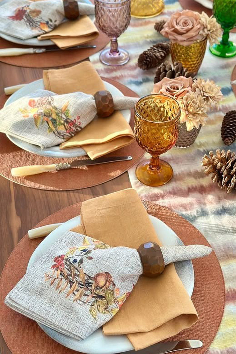 Bodrum Amalfi Napkin 21" Mustard