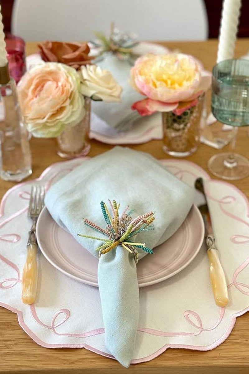 Bodrum Amalfi Napkin 21" Celadon